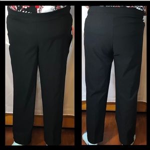 EUC Rebecca Malone black slacks stretchy & comfy